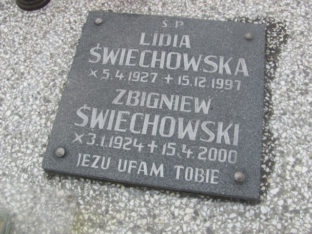 Lidia Świechowska 1927 Oświęcim - Grobonet - Wyszukiwarka osób pochowanych