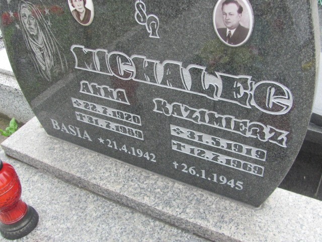 Anna Michalec 1920 Oświęcim - Grobonet - Wyszukiwarka osób pochowanych