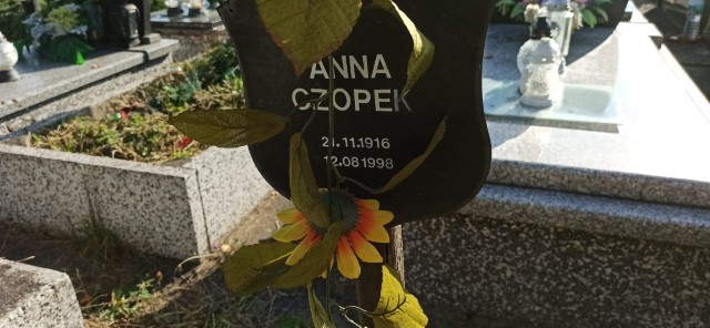 Anna Czopek 1916 Oświęcim - Grobonet - Wyszukiwarka osób pochowanych