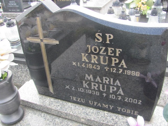 Józef Krupa 1943 Oświęcim - Grobonet - Wyszukiwarka osób pochowanych