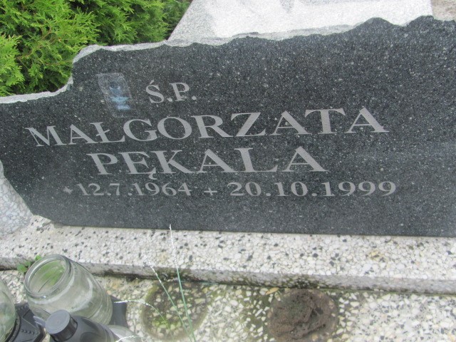 Małgorzata Pękala 1964 Oświęcim - Grobonet - Wyszukiwarka osób pochowanych