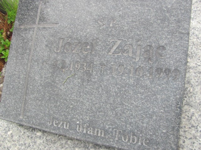 Józef Zając 1934 Oświęcim - Grobonet - Wyszukiwarka osób pochowanych