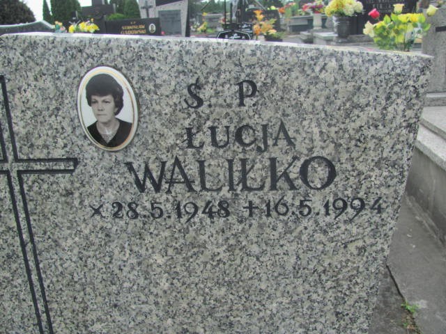 Łucja Waliłko 1948 Oświęcim - Grobonet - Wyszukiwarka osób pochowanych