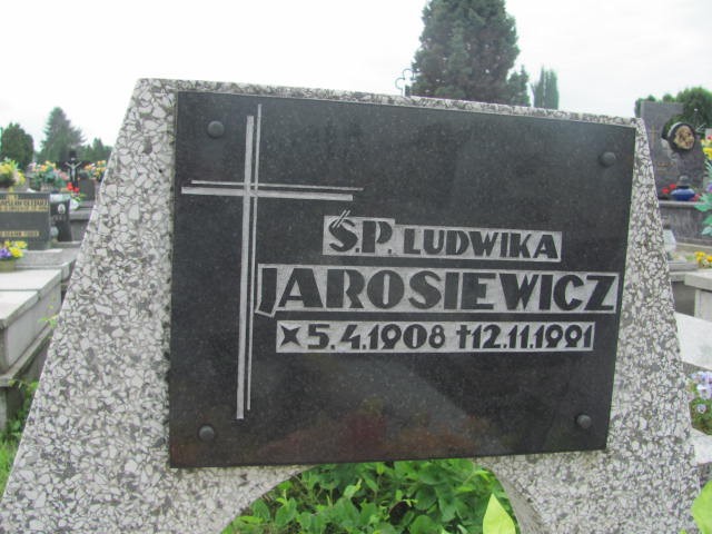 Ludwika Jarosiewicz 1908 Oświęcim - Grobonet - Wyszukiwarka osób pochowanych