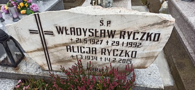 Władysław Ryczko 1927 Oświęcim - Grobonet - Wyszukiwarka osób pochowanych