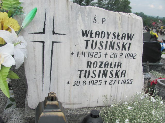 Władysław Tusiński 1923 Oświęcim - Grobonet - Wyszukiwarka osób pochowanych
