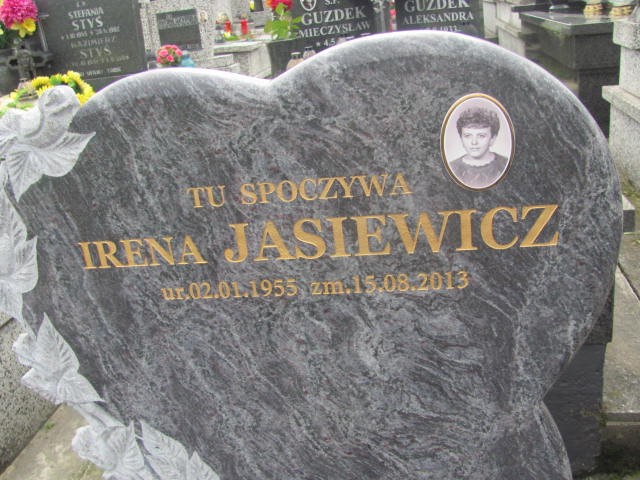 Irena Jasiewicz 1955 Oświęcim - Grobonet - Wyszukiwarka osób pochowanych