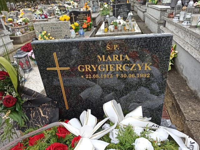 Maria Grygierczyk 1913 Oświęcim - Grobonet - Wyszukiwarka osób pochowanych