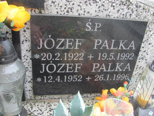 Józef Palka 1952 Oświęcim - Grobonet - Wyszukiwarka osób pochowanych