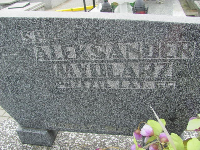 Aleksander Mydlarz 1927 Oświęcim - Grobonet - Wyszukiwarka osób pochowanych