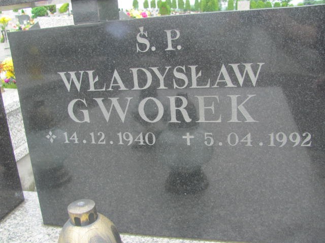 Władysław Gworek 1940 Oświęcim - Grobonet - Wyszukiwarka osób pochowanych