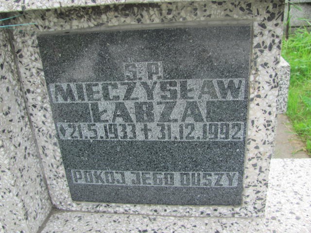 Mieczysław Łabza 1933 Oświęcim - Grobonet - Wyszukiwarka osób pochowanych
