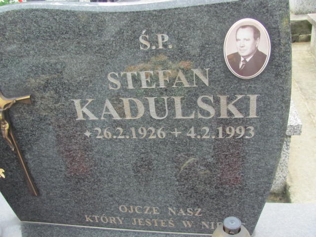 Stefan Kadulski 1926 Oświęcim - Grobonet - Wyszukiwarka osób pochowanych