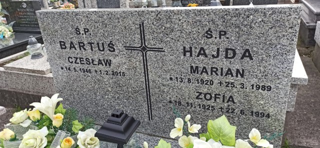 Grób Zofia Hajda