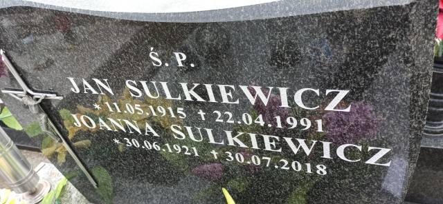 Joanna Sulkiewicz 1921 Oświęcim - Grobonet - Wyszukiwarka osób pochowanych