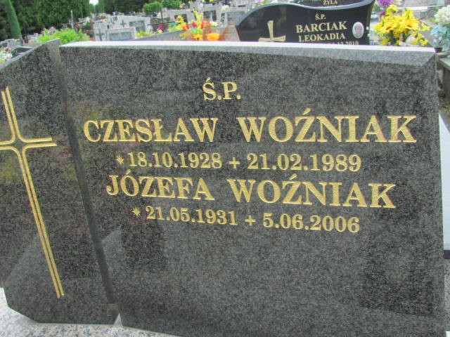 Józefa Woźniak 1931 Oświęcim - Grobonet - Wyszukiwarka osób pochowanych