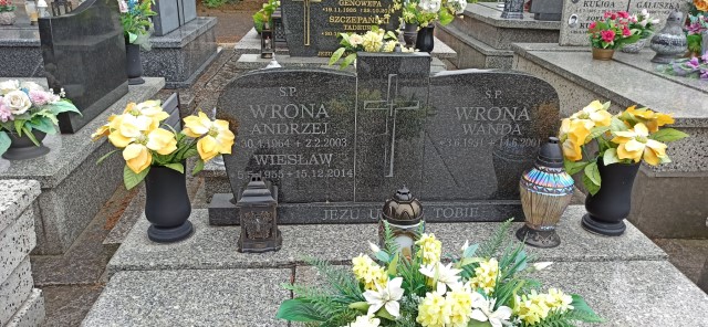 Wiesław Wrona 1955 Oświęcim - Grobonet - Wyszukiwarka osób pochowanych