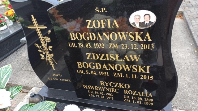 Zdzisław Bogdanowski 1931 Oświęcim - Grobonet - Wyszukiwarka osób pochowanych