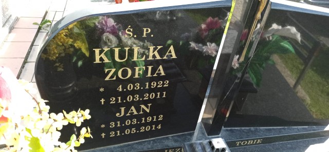 Jan Kulka 1912 Oświęcim - Grobonet - Wyszukiwarka osób pochowanych