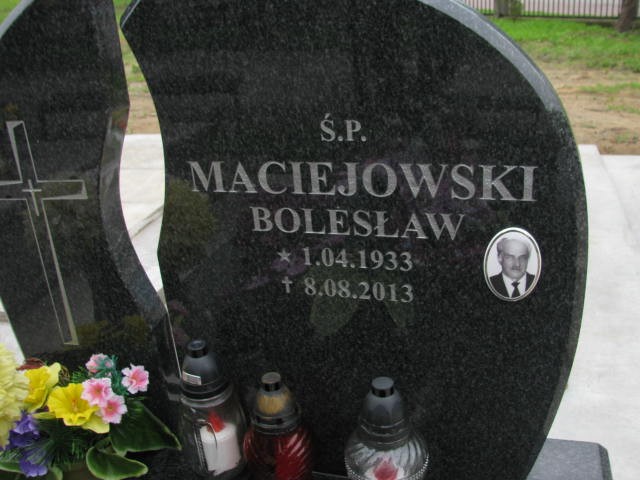 Bolesław Maciejowski 1933 Oświęcim - Grobonet - Wyszukiwarka osób pochowanych