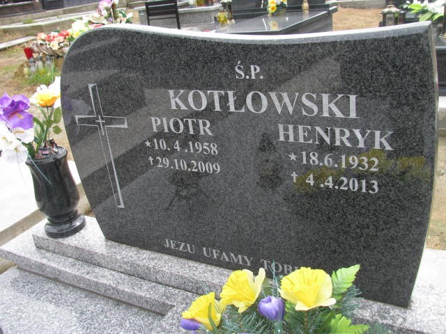 Henryk Kotłowski 1932 Oświęcim - Grobonet - Wyszukiwarka osób pochowanych