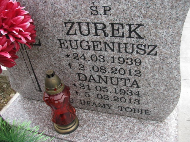 Danuta Żurek 1934 Oświęcim - Grobonet - Wyszukiwarka osób pochowanych
