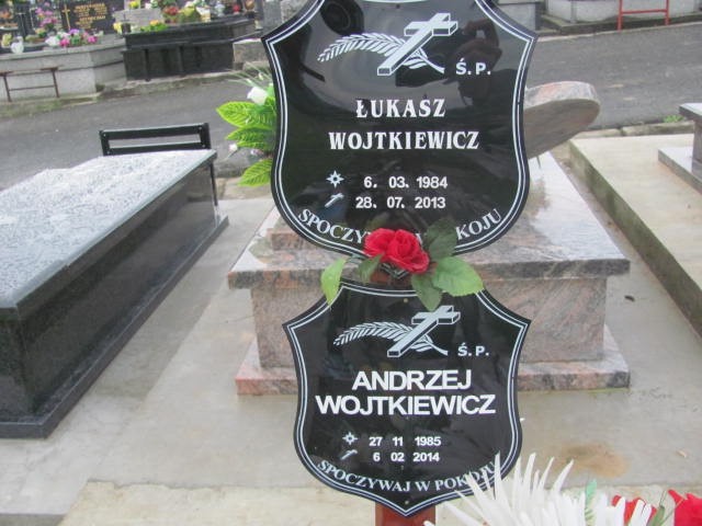 Łukasz Wojtkiewicz 1984 Oświęcim - Grobonet - Wyszukiwarka osób pochowanych