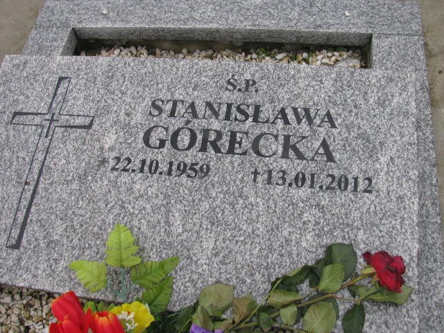 Stanisława Górecka 1959 Oświęcim - Grobonet - Wyszukiwarka osób pochowanych