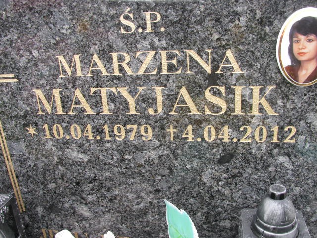 Marzena Matyjasik 1979 Oświęcim - Grobonet - Wyszukiwarka osób pochowanych