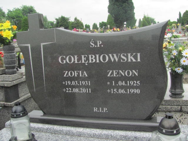 Zenon Gołębiowski 1925 Oświęcim - Grobonet - Wyszukiwarka osób pochowanych