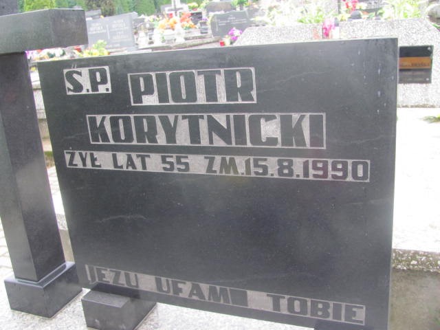 Piotr Korytnicki 1935 Oświęcim - Grobonet - Wyszukiwarka osób pochowanych