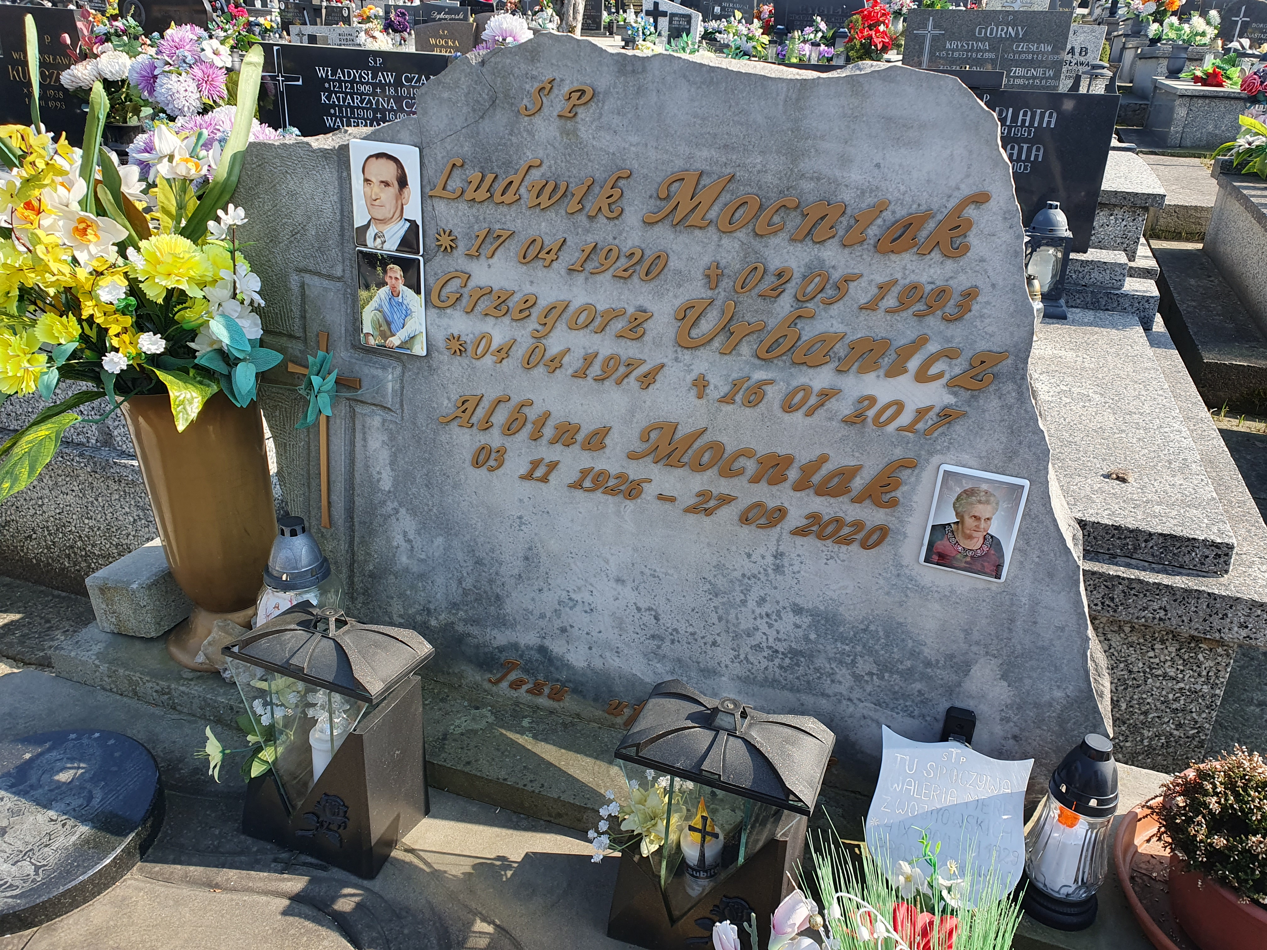 Grzegorz Urbanicz 1974 Oświęcim - Grobonet - Wyszukiwarka osób pochowanych