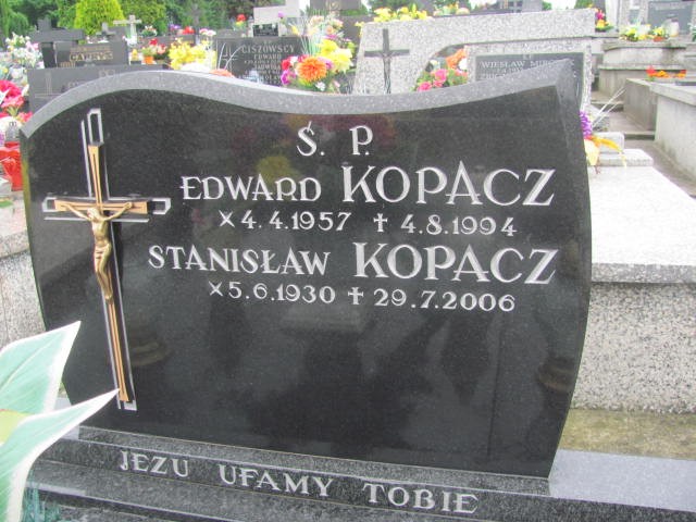 Stanisław Kopacz 1930 Oświęcim - Grobonet - Wyszukiwarka osób pochowanych