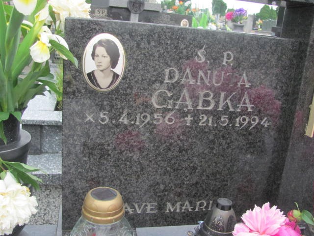 Danuta Gąbka 1956 Oświęcim - Grobonet - Wyszukiwarka osób pochowanych