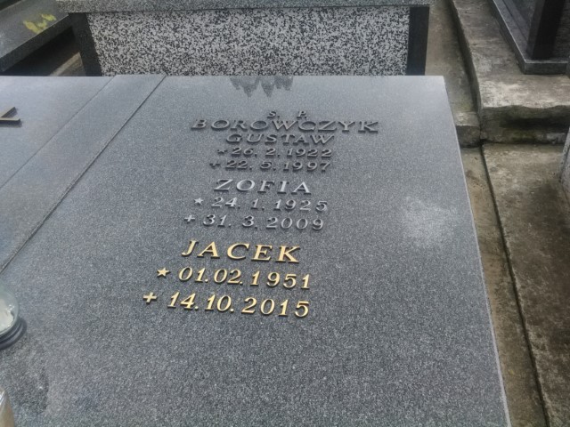 Jacek Borowczyk 1951 Oświęcim - Grobonet - Wyszukiwarka osób pochowanych