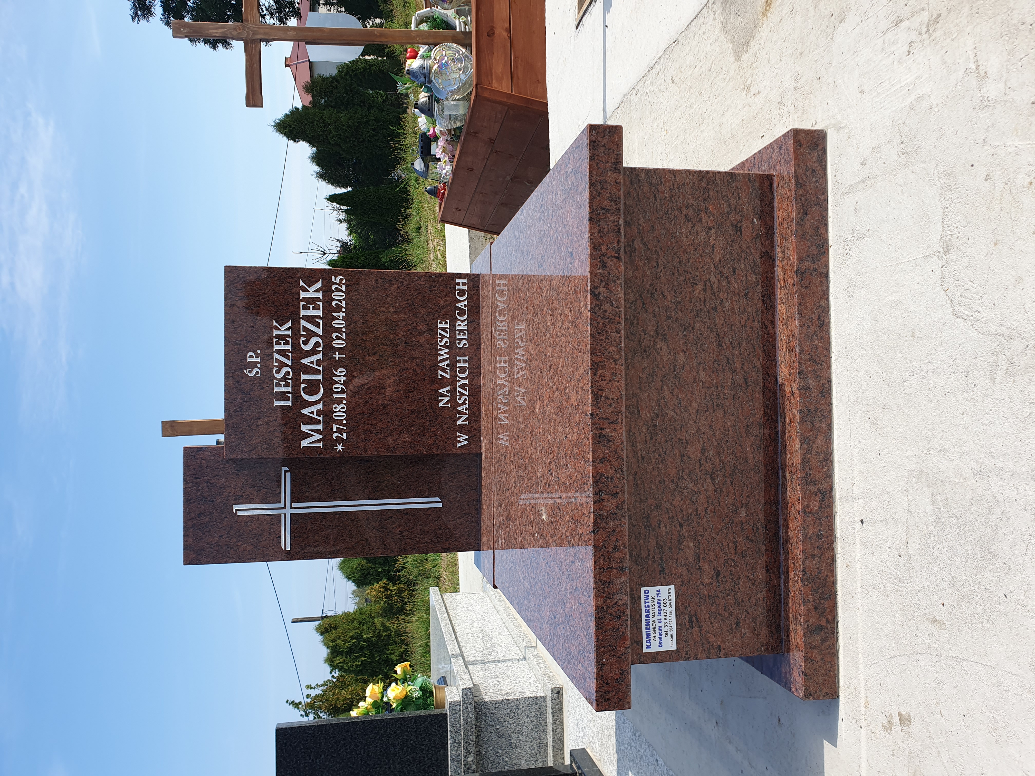 Leszek Maciaszek 1946 Oświęcim - Grobonet - Wyszukiwarka osób pochowanych