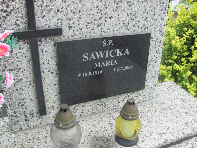 Maria Sawicka 1916 Oświęcim - Grobonet - Wyszukiwarka osób pochowanych