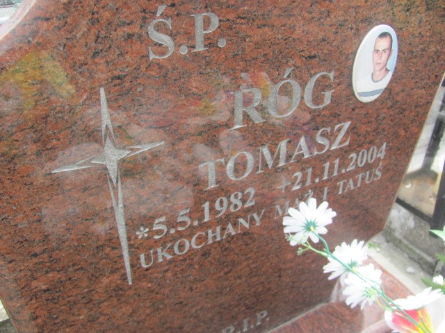 Tomasz Róg 1982 Oświęcim - Grobonet - Wyszukiwarka osób pochowanych