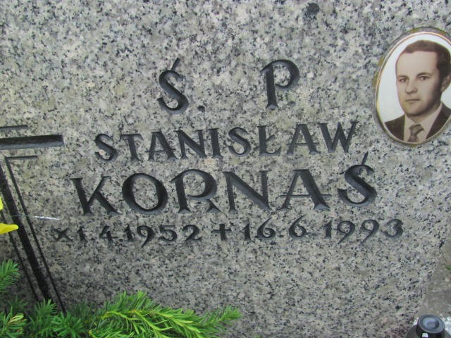 Stanisław Kornaś 1952 Oświęcim - Grobonet - Wyszukiwarka osób pochowanych