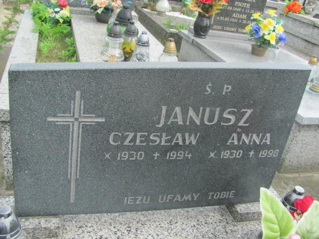 Czesław Janusz 1930 Oświęcim - Grobonet - Wyszukiwarka osób pochowanych
