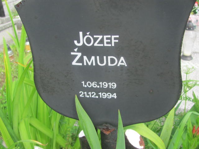 Józef Żmuda 1919 Oświęcim - Grobonet - Wyszukiwarka osób pochowanych