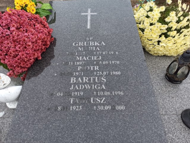 Tadeusz Bartuś 1923 Oświęcim - Grobonet - Wyszukiwarka osób pochowanych