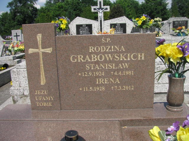 Stanisław Grabowski 1924 Oświęcim - Grobonet - Wyszukiwarka osób pochowanych