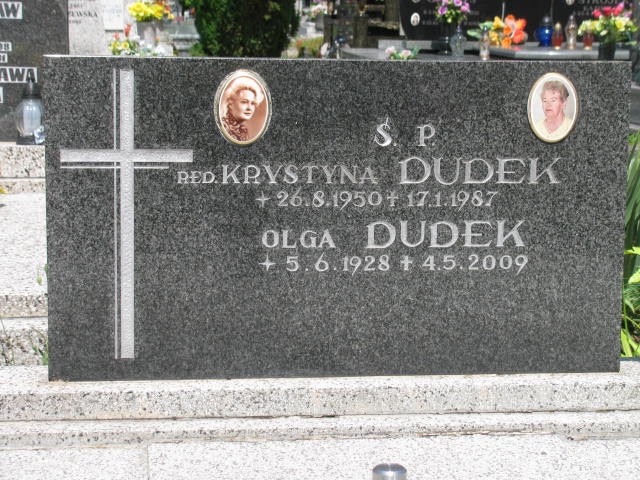 Olga Dudek 1928 Oświęcim - Grobonet - Wyszukiwarka osób pochowanych