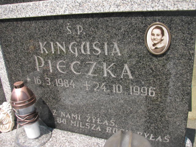 Kinga Pieczka 1984 Oświęcim - Grobonet - Wyszukiwarka osób pochowanych