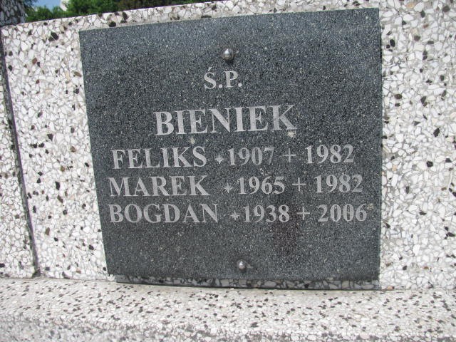 Waldemar Bieniek 1938 Oświęcim - Grobonet - Wyszukiwarka osób pochowanych