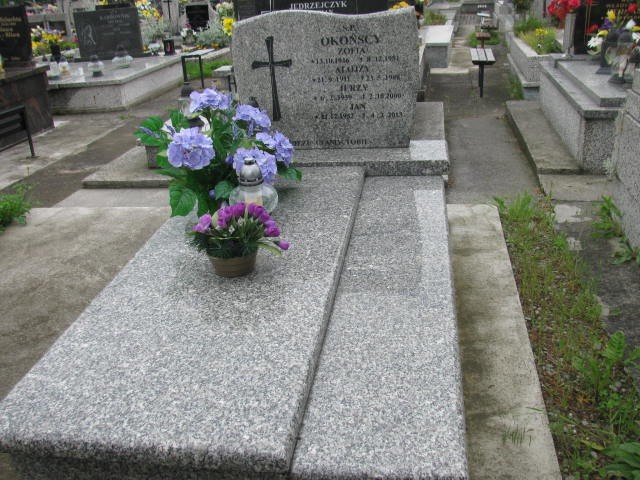 Grób Alojzy Okoński