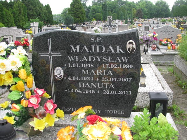 Maria Majdak 1924 Oświęcim - Grobonet - Wyszukiwarka osób pochowanych