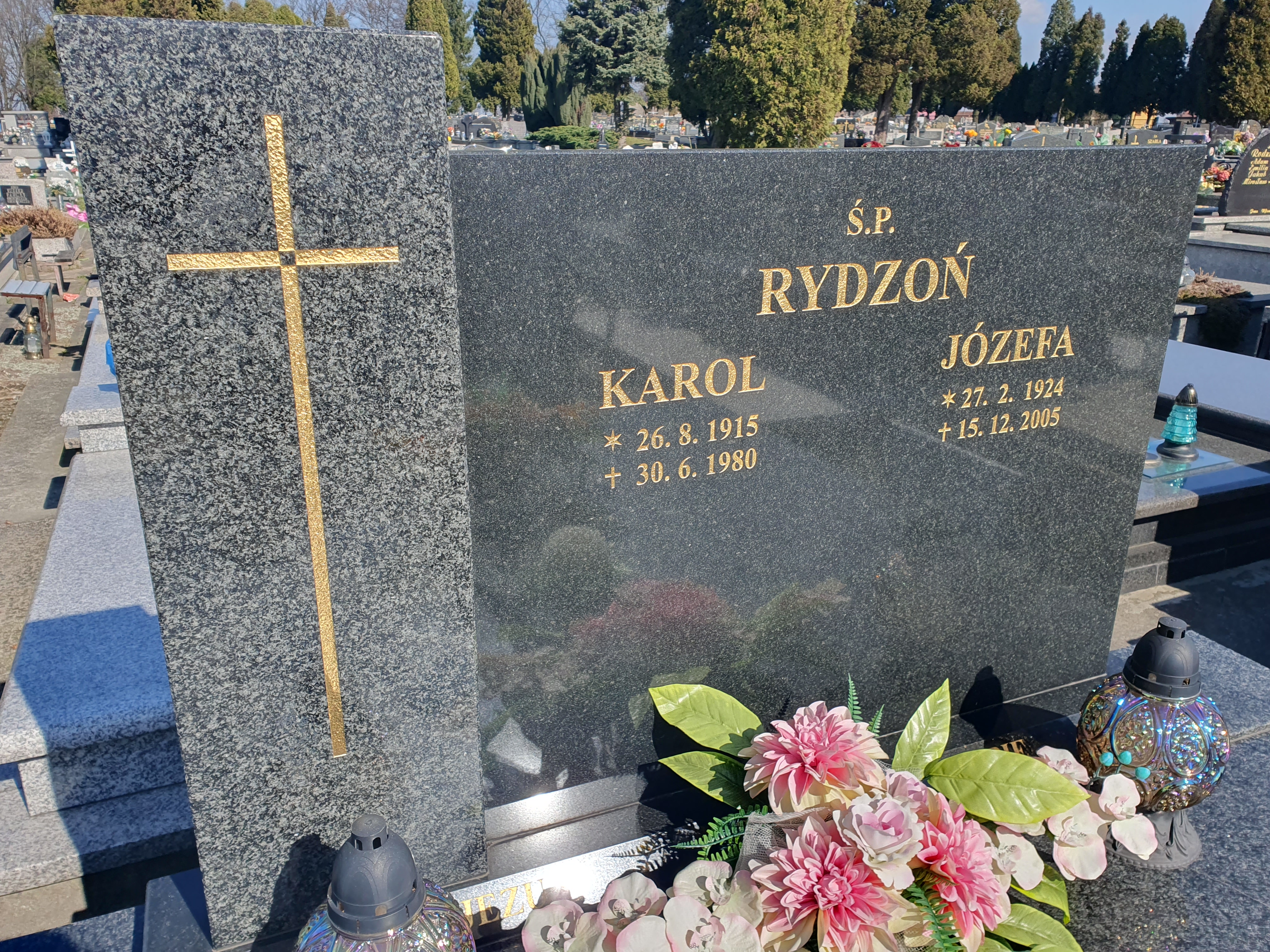 Józefa Rydzoń 1924 Oświęcim - Grobonet - Wyszukiwarka osób pochowanych