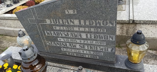 Stanisław Setkiewicz 1931 Oświęcim - Grobonet - Wyszukiwarka osób pochowanych